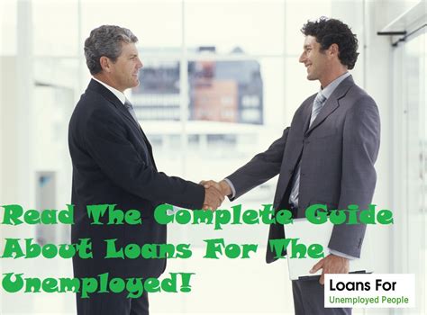 Loans For Unemployed People With No Income